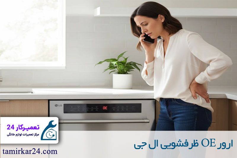 ارور OE ظرفشویی ال جی 